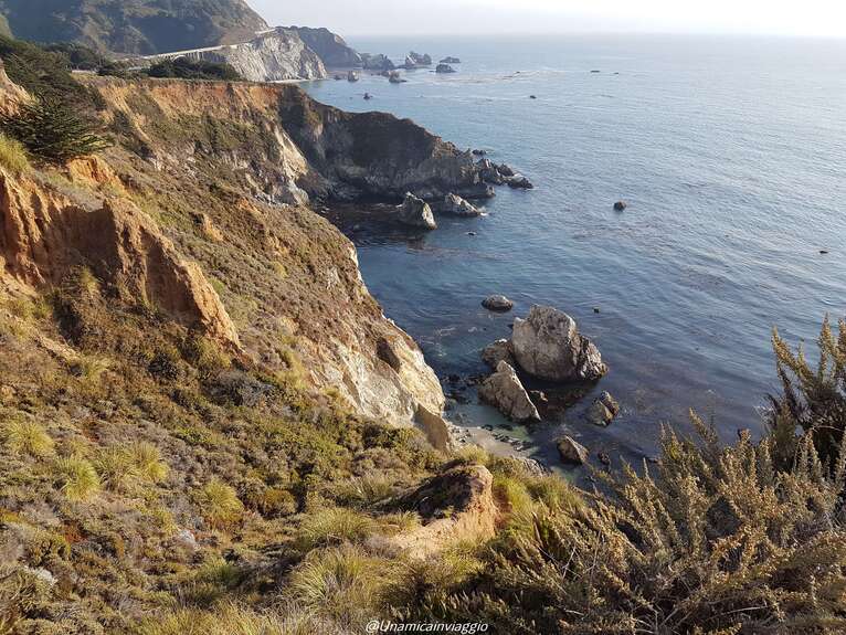 percorrere la highway1 california - bixby creek bridge