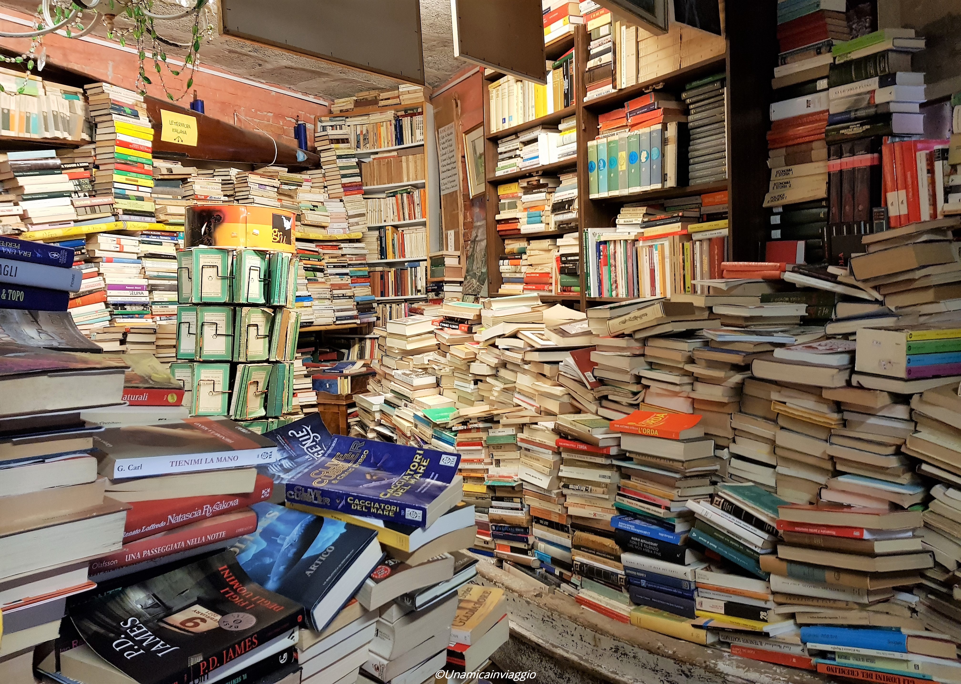 libreria acqua alta a venezia