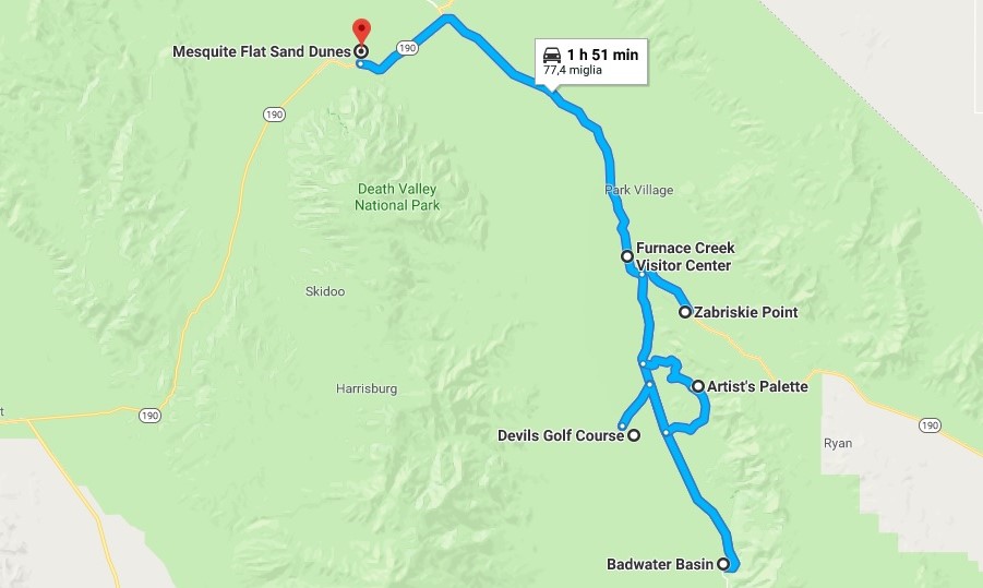 visitare la death valley - cosa vedere