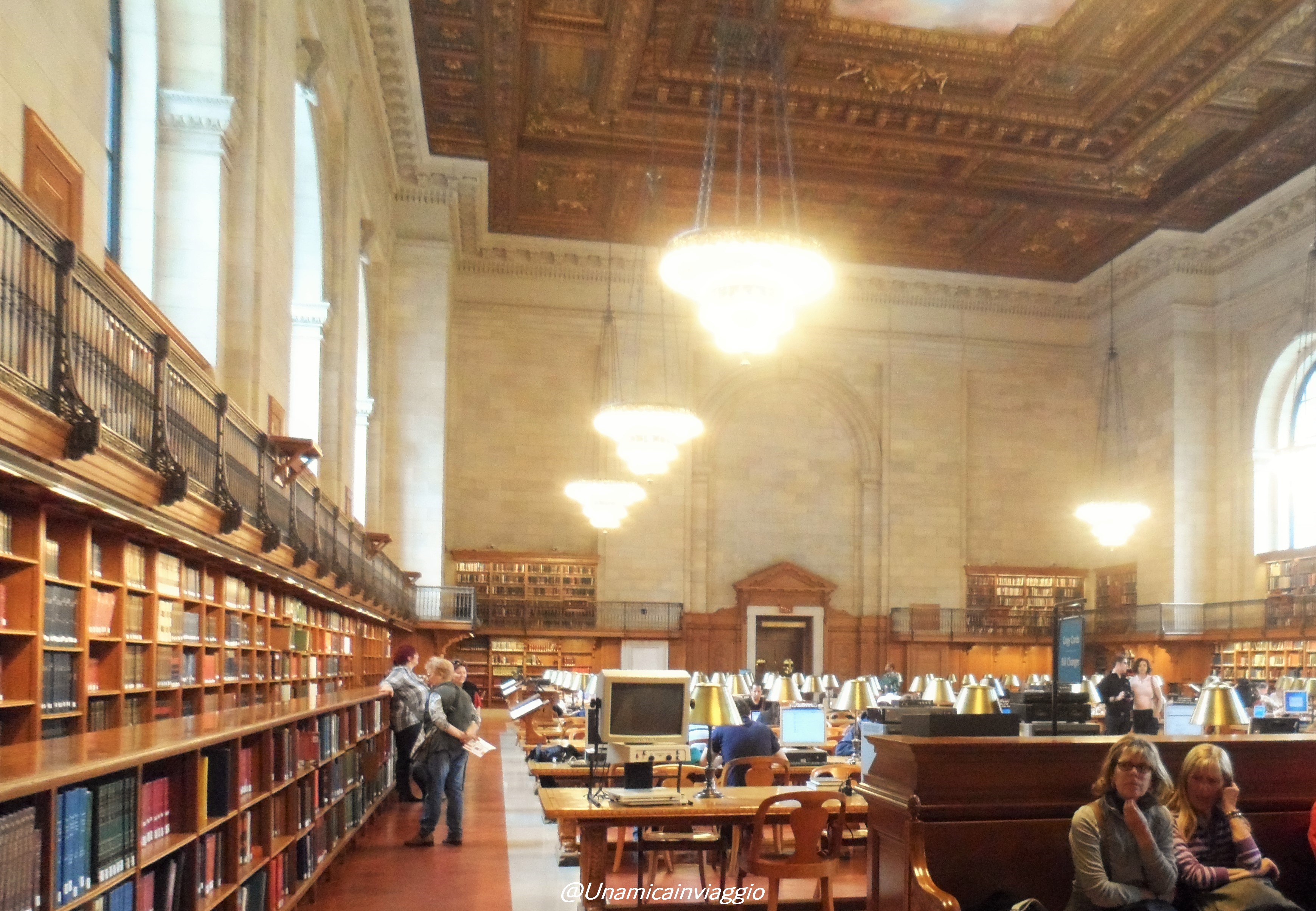 visitare la new york public library