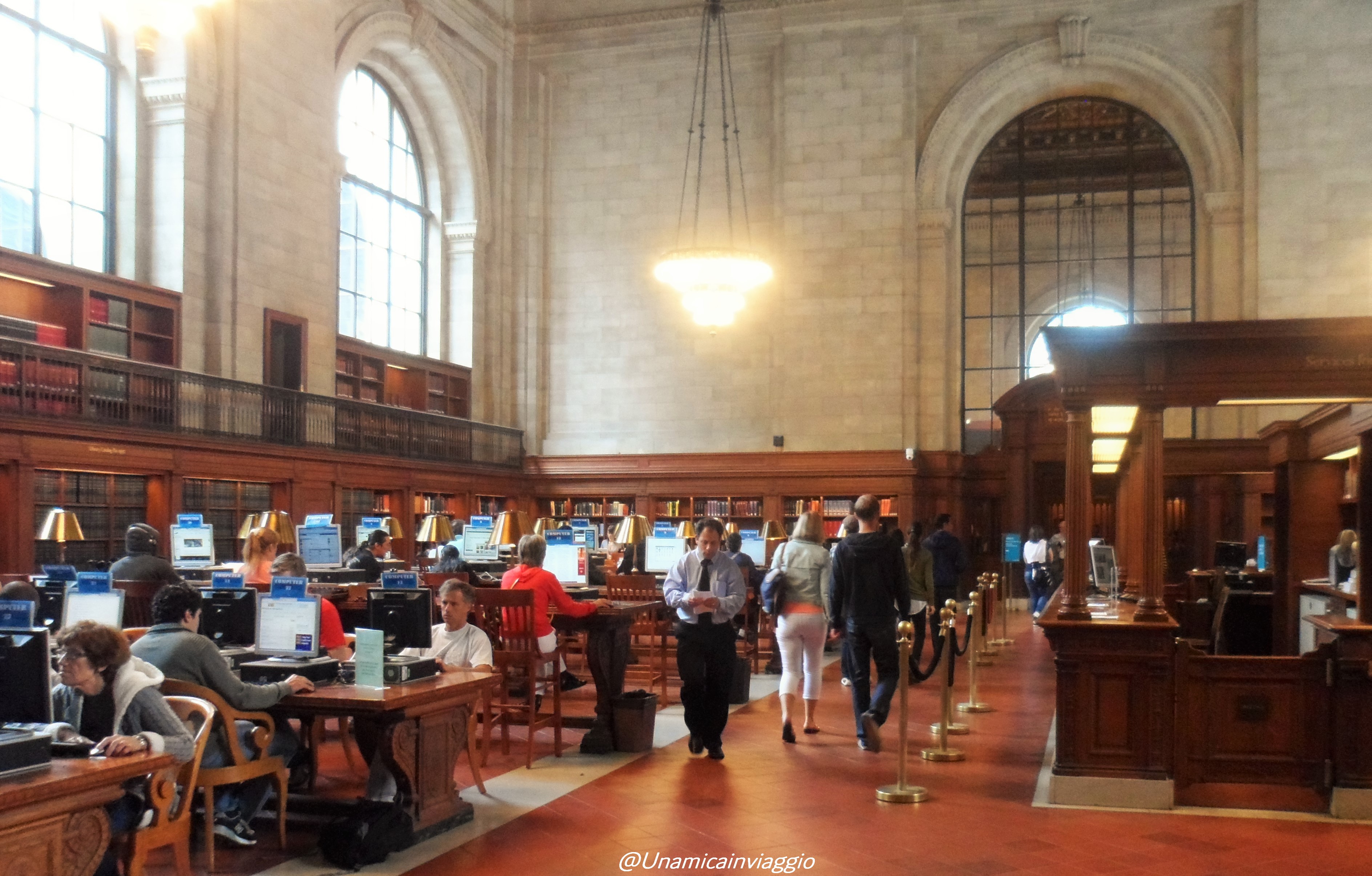 visitare la new york public library