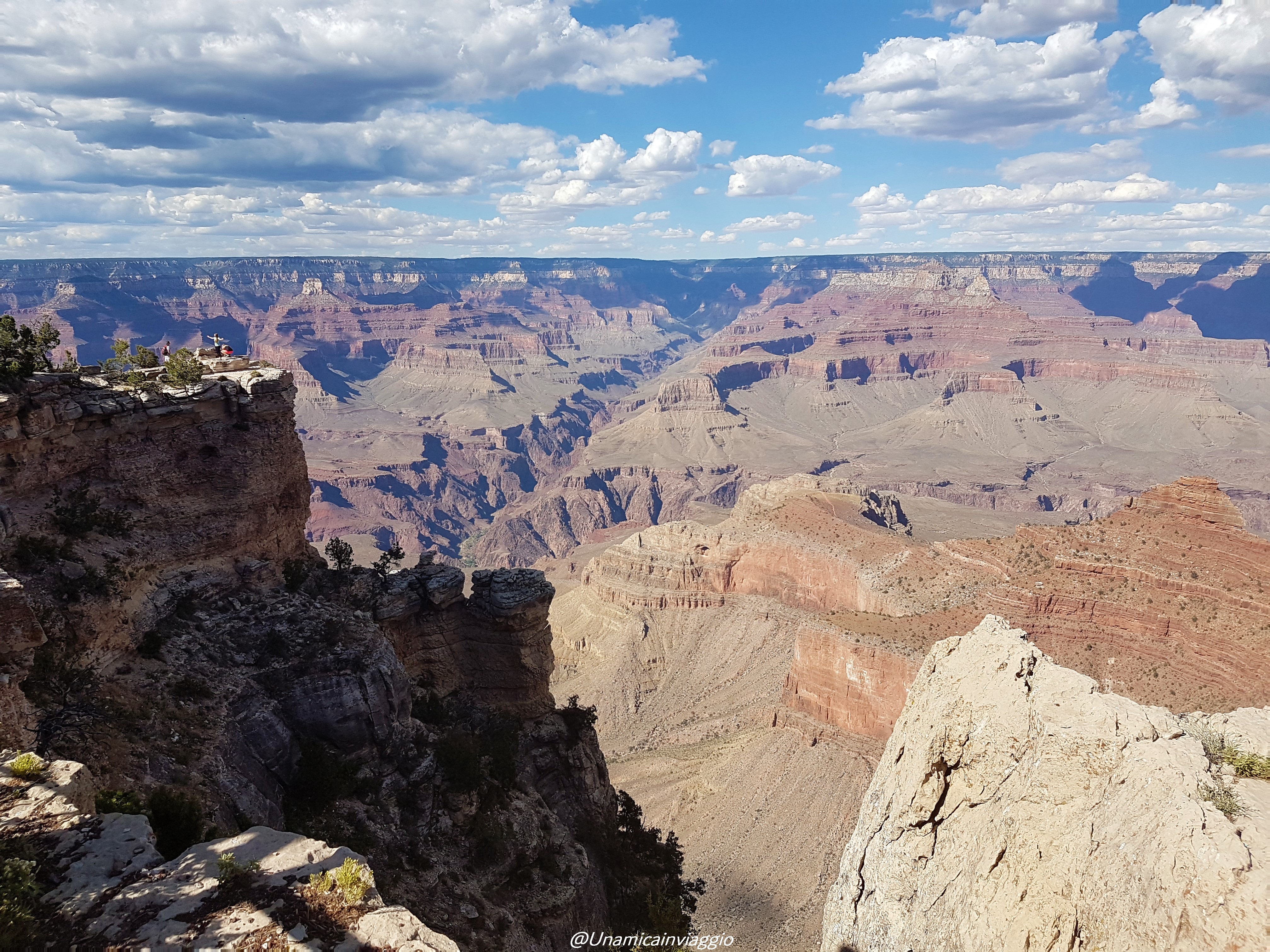 visitare il grand canyon south rim