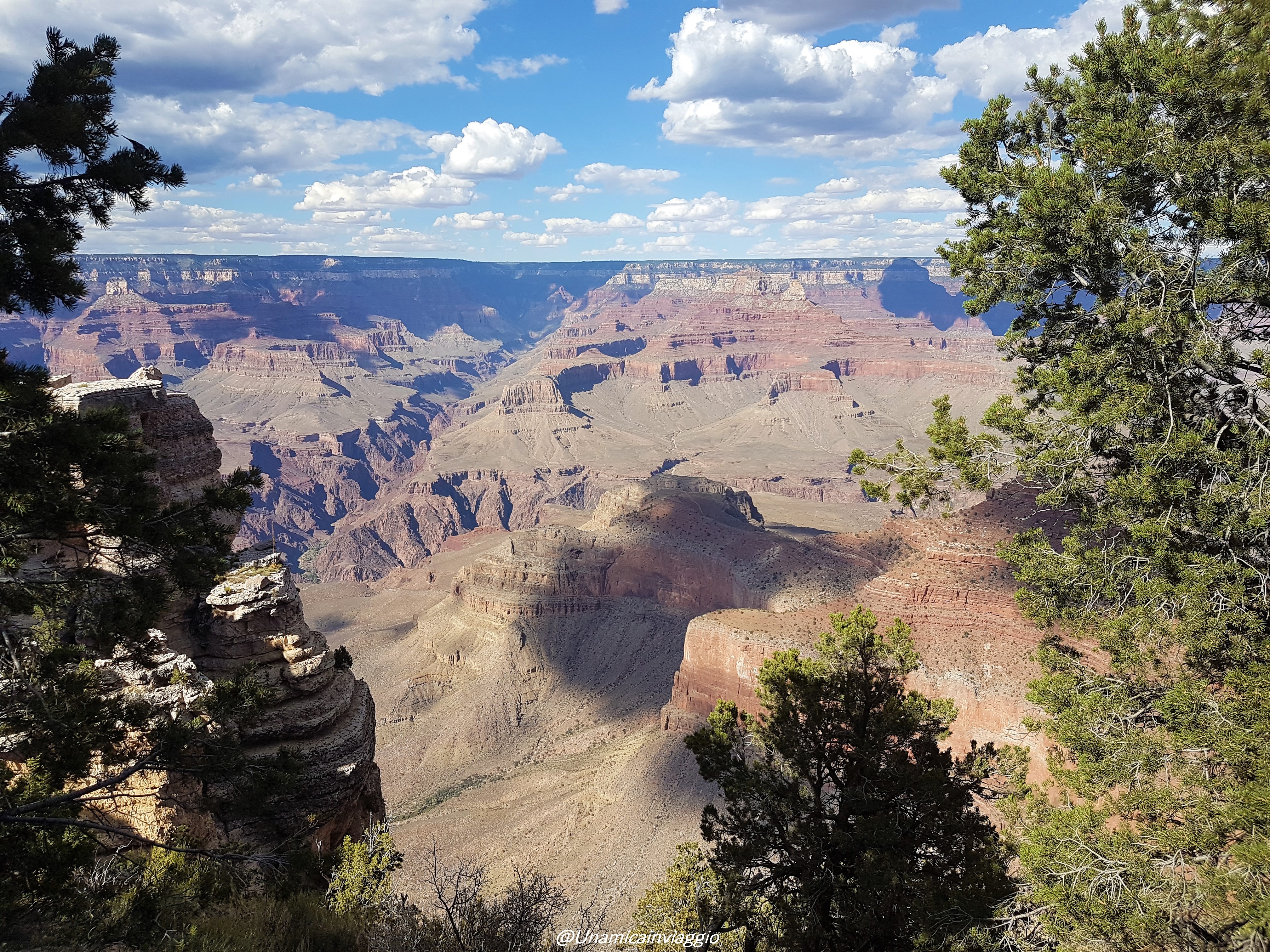 visitare il grand canyon south rim