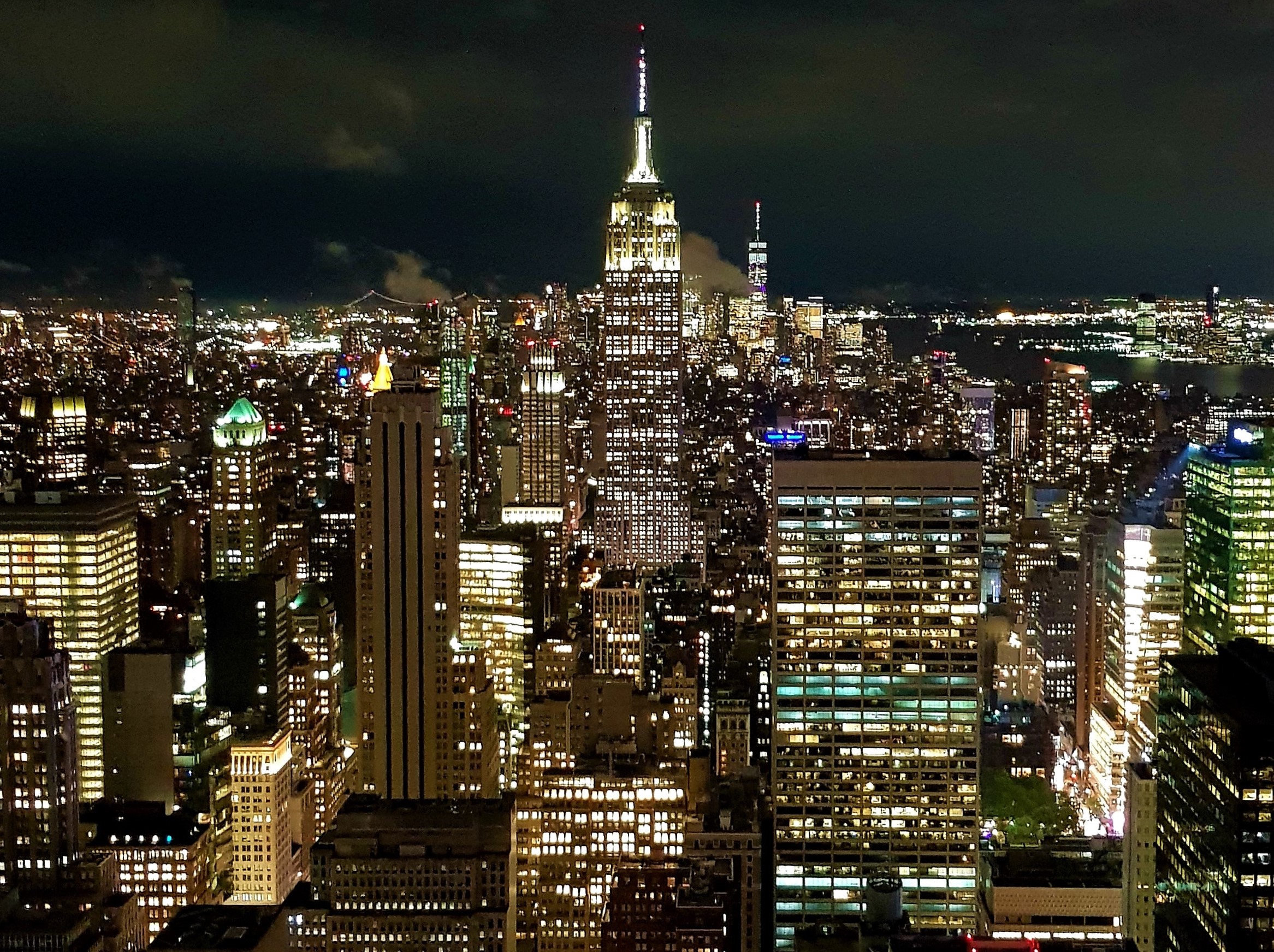 visita al top of the rock new york - panorama empire