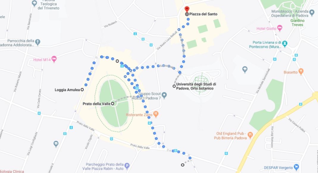 visitare padova - cosa vedere a padova - itinerario 1